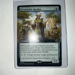 Formidable Speaker (Extended Art) Lorwyn Eclipsed Regular - Image 1