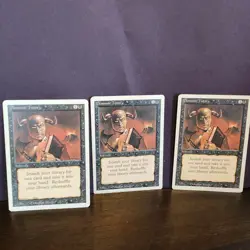 MTG Revised (3rd) Edition (1994): Demonic Tutor (Uncommon)-Sorcery (3 cards) - Image 1