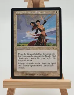 Eingeschrankte Reserven Exodus Magic Karte MTG deutsch (Limited Resources) - Image 1