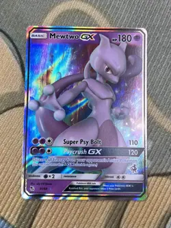 Mewtwo GX 31/68 Ultra Rare Battle Academy Mewtwo Stamp Pokemon TCG - Image 2