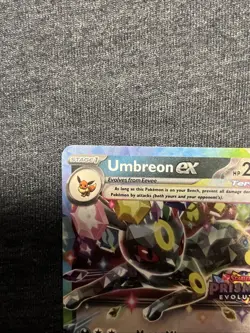 Pokemon Prismatic Evolutions Umbreon ex 060/131 Surprise Box Stamped - Image 2