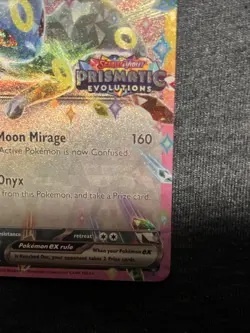 Pokemon Prismatic Evolutions Umbreon ex 060/131 Surprise Box Stamped - Image 5