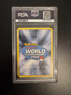 2004 Pokemon Promo World Championship Blaziken Tech 97 Rayquaza Ex PSA 9 Mint - Image 2