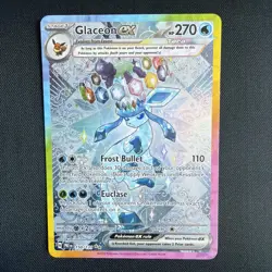 Pokemon TCG Glaceon EX Prismatic Evolutions Card 150/131 Mint/Near Mint - Image 2
