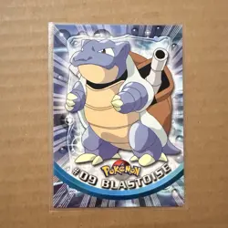Topps Pokemon Blastoise #09 TV Animation Edition Non Foil Card - Red Logo - NM - Image 1
