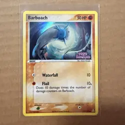 Barboach 60/110 2006 EX Holon Phantoms Pokemon Card Reverse Holo - LP - Image 1