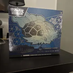 NEW Pokemon TCG: Stellar Crown Pokemon Center Exclusive Elite Trainer Box ETB - Image 1