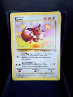 Pokemon TCG Evee 51/64 1st Edition Base Set Vintage English - Image 1