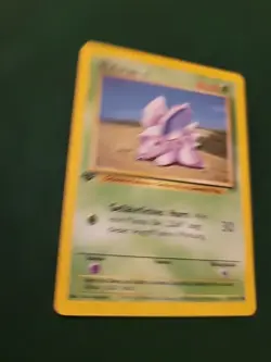 1st Edition GERMAN Nidoran 55/102 Pokemon TCG WOTC Base Set LP - Image 2
