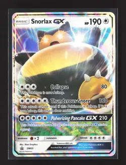 Pokemon SM Promos #SM05 Holo Promo Snorlax GX - Image 1
