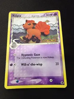 Pokemon VULPIX 70/101 REVERSE HOLO | DMG | EX Dragon Frontiers | 2006 - Image 1