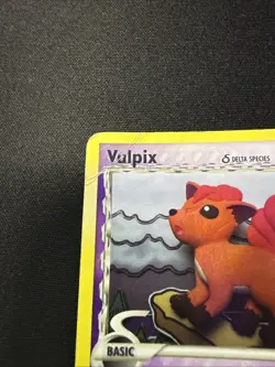 Pokemon VULPIX 70/101 REVERSE HOLO | DMG | EX Dragon Frontiers | 2006 - Image 2