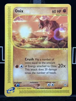 Onix - Aquapolis 98/147 2002 - E Reader - Pokemon TCG - WOTC - Image 3