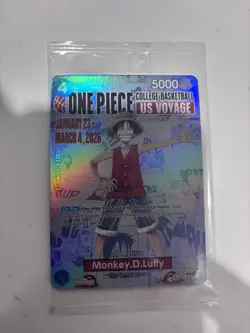 🔥🏀One Piece Monkey.D.Luffy US College Basketball Promo Card *SEALED*🔥🏀 - Image 1