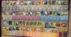 Pokemon Lot 65x Reverse Holo Cards Near Complete Journey Together Master Set - Image 1