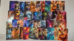 MTG Lot of 42 Gold Stamped Art Series cards from Murders at Karlov Manor - Image 1
