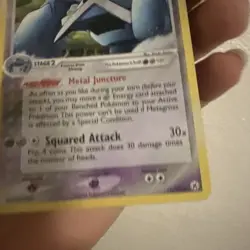 Metagross 11/101 Pokemon EX Hidden Legends Reverse Holo Rare Card - NM Clean - Image 3