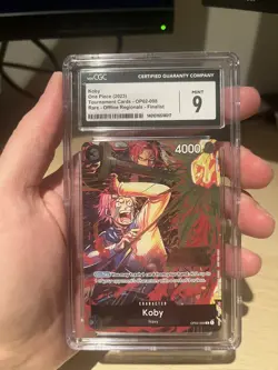 Koby Offline Regional Finalist 2023 One Piece Promotion Cards OP-PR CGC Mint 9 - Image 3