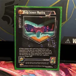 Dragon Ball GT Black Science Mastery Regular Card 2006 187 English Score - Image 1