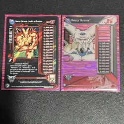Score Dragon Ball GT CCG 2004 Omega Shenron Personality Foil Card Lot (2 Cards) - Image 1