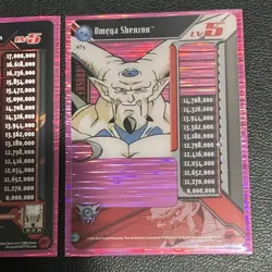 Score Dragon Ball GT CCG 2004 Omega Shenron Personality Foil Card Lot (2 Cards) - Image 3