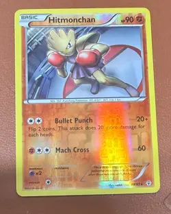 Pokemon TCG Card Hitmonchan Generations Reverse Holo Rare 48/83 NM / M - Image 1