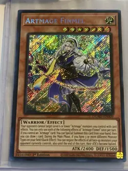 Artmage Finmel DUAD-EN009 Secret Rare 1st Edition Yu-Gi-Oh Card - Image 1