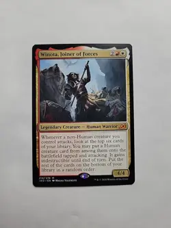 MTG - Winota, Joiner of Forces _ IKO Regular Mythic #216 - Image 1