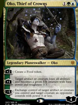 Throne of Eldraine #197 Oko, Thief of Crowns - Image 1