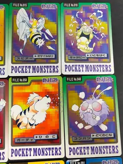Pokemon Carddass Bandai 1997 Lot of 19 Japanese Vintage bulk 058 131 113 eb245 - Image 2