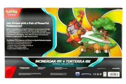 Pokemon TCG: Incineroar ex and Torterra ex Special Collection Box | Sealed - Image 2