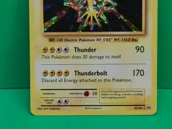 Pokemon Old School Holo Rare Zapdos 42/108 XY Evolutions Holo Rare TCG 2016 - Image 5