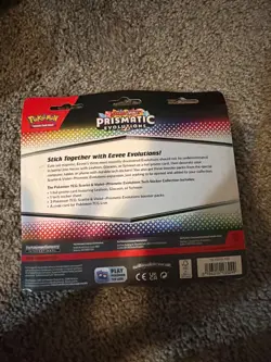 Pokemon Prismatic Evolutions Tech Sticker Collection Sealed Sylveon - Image 2