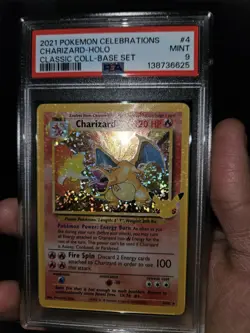 PSA 9 Holo Charizard - 2021 Pokemon Celebrations - 4/102 MINT - Image 1