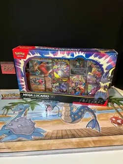 Pokemon Mega Lucario EX Premium Figure Collection Box - Factory Sealed New - Image 1