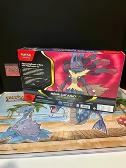 Pokemon Mega Lucario EX Premium Figure Collection Box - Factory Sealed New - Image 2