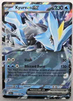 Kyurem Ex Pokemon SV: Black Bolt 028/086 Holo Art Rare Scarlet Violet - Image 1
