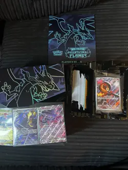 Pokemon Phantasmal Flames Elite Trainer Box opened with pulls and everything - Image 1