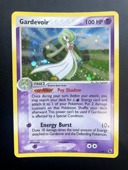 Pokemon TCG Gardevoir EX Swirl Holo Rare #7/109 LP EX BATTLE STADIUM - Image 1