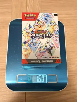 Pokemon Prismatic Evolutions Booster Bundle - HEAVY 160g -🔥God Pack Chance🔥 - Image 1