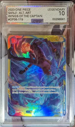 AGS LEGENDARY 10 - Sanji #OP06-119 - One Piece Wings Of The Captain - Alt. Art - Image 2