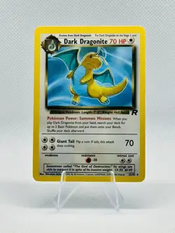 Dark Dragonite 22/82 Team Rocket Pokemon Card - Near Mint - Image 1