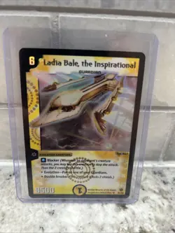 Duel Masters - Ultra Rare DM02 Card - Ladia Bale, The Inspirational S1/S5 - Image 1