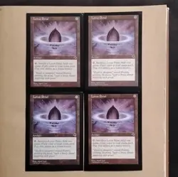 Magic The Gathering Lotus Petal x4 Artifact English Colorless April Lee - Image 1