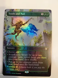 Tooth and Nail (Borderless) Commander Masters Foil - Image 1