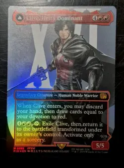 Clive, Ifrit's Dominant (Borderless) (Foil) NM [FIN] MTG Final Fantasy - Image 1