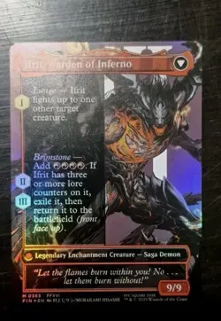 Clive, Ifrit's Dominant (Borderless) (Foil) NM [FIN] MTG Final Fantasy - Image 2