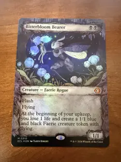 MTG Lorwyn Eclipsed - Bitterbloom Bearer FOIL Showcase (0310) NM - Image 1