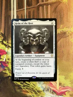 Helm of the Host [Bloomburrow Commander] Near Mint - Image 1