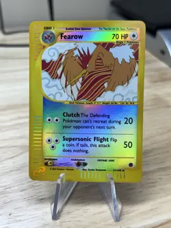 2002 Fearow 11/165 - Expedition Reverse Holo Rare - Pokemon TCG - NM - Image 1